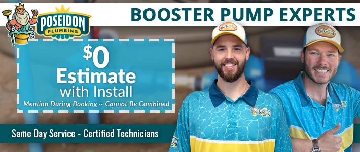 north carolina Booster Pump Repair & Install Poseidon Plumbing