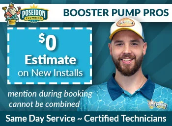 north carolina Booster Pump Repair & Install Poseidon Plumbing