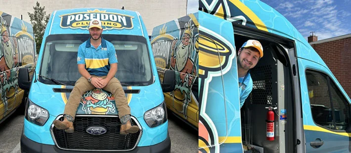 happy Poseidon Plumbing customers