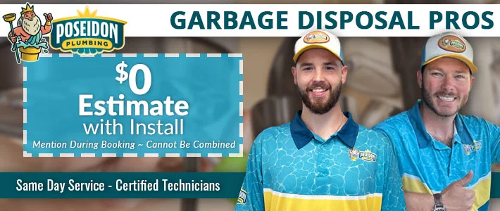 north carolina Garbage Disposal Repair & Install Poseidon Plumbing