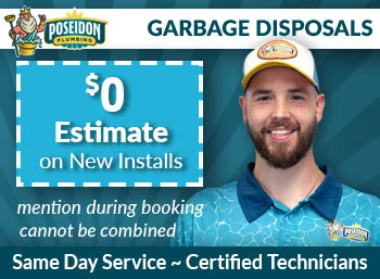 north carolina Garbage Disposal Repair & Install Poseidon Plumbing