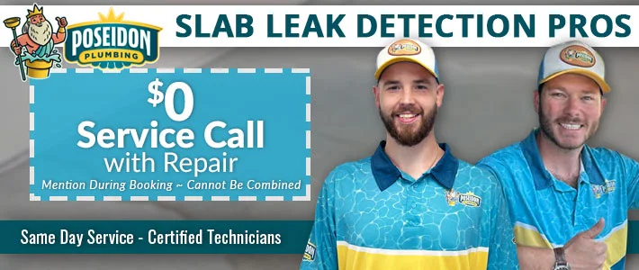 north carolina Slab Leak Poseidon Plumbing